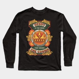 Crown, William Shakespeare Long Sleeve T-Shirt